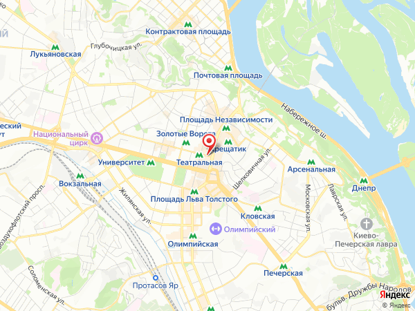 в районе: Центр Киева